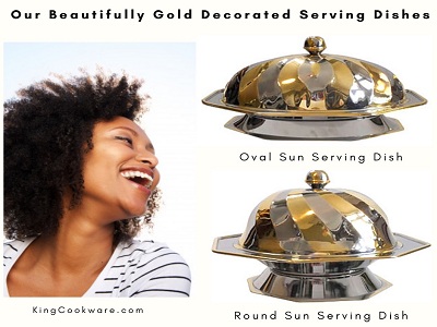 Gold Serving Dishes