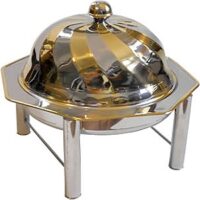 Shop Best Gold Look Round Sun Food Warmer In UK