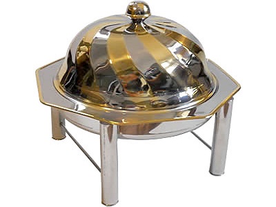 Shop Best Gold Look Round Sun Food Warmer In UK